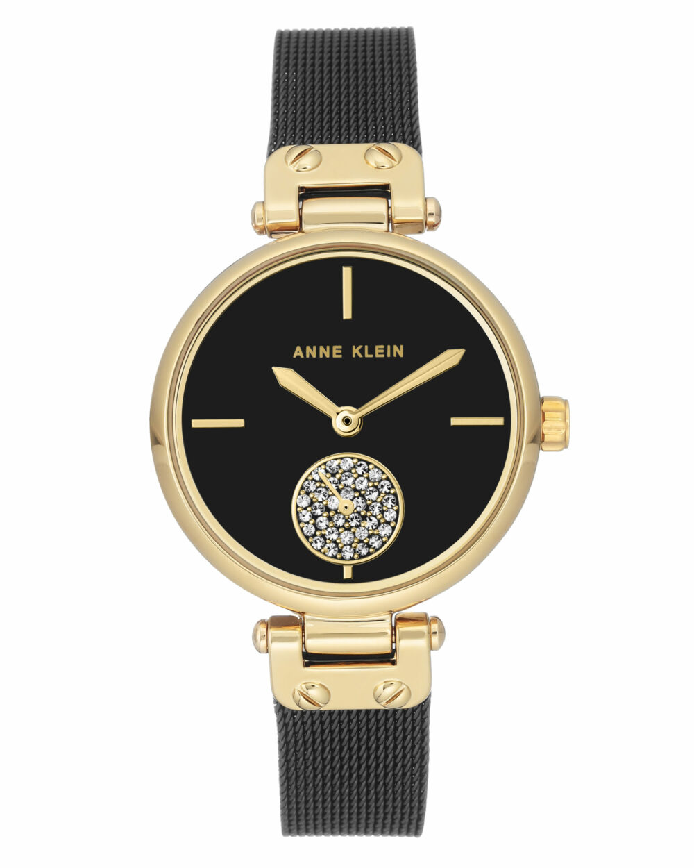 AK Goldtone Round (34mm x 40mm) AK/3001BKBK